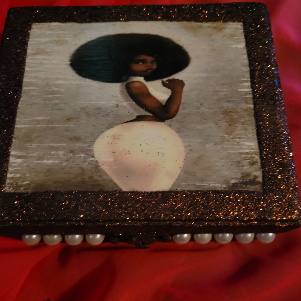 🌟Gorgeous Original Art Wooden Keepsake Box